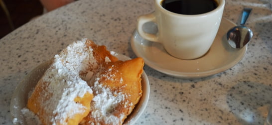 Cafe du Monde coffee and beignets