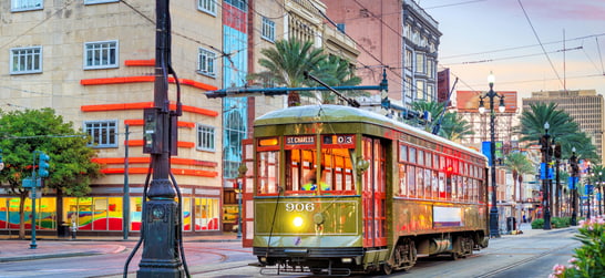 St. Charles Avenue with streetcar